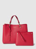 Emporio Armani Shopper mit Label-Detail Kirschrot