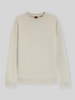 BOSS Orange Regular Fit Sweatshirt aus reiner Baumwolle Modell 'Westart' Sand