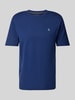 Marc O'Polo Regular Fit T-Shirt aus reiner Baumwolle mit Logo-Print Royal