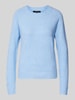 Vero Moda Weicher Langarm Pullover mit Rundhalsausschnitt Modell 'DOFFY' Hellblau