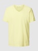 MCNEAL T-Shirt mit V-Ausschnitt Hellgelb