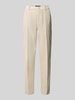 Marc Cain Cordhose mit aufgeschlagenem Saum Offwhite