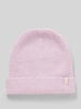 Barts Gebreide muts met labeldetail, model 'Kirinda' Lila