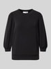 Selected Femme Sweatshirt mit 3/4-Arm Black