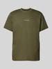 G-Star Raw T-shirt z nadrukiem z logo Oliwkowy