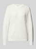 FREE/QUENT Gebreide pullover met ribboorden, model 'Dodo' Offwhite