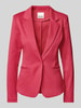 ICHI Slim fit blazer met reverskraag, model 'KATE' Felroze