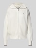 Tommy Hilfiger Regular fit cardigan van katoenmix Ecru