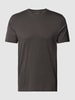 Christian Berg Men T-shirt met ronde hals Antraciet