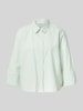 Tom Tailor Loose Fit Bluse mit Streifenmuster Hellgruen
