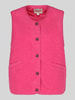 ONLY Regular Fit Weste in Teddyfell-Optik Modell 'BABY' Pink