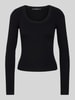 Vero Moda Strickpullover mit Rundhalsausschnitt Black