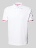 JOOP! Jeans Poloshirt mit Label-Print Modell 'Amare' Weiss