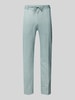 Zuitable Slim Fit Anzughose mit Bindegürtel Modell 'SPARTAFLEX' Mint