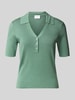 Jake*s Collection Regular Fit Poloshirt aus Viskose-Mix Aqua