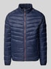 Jack & Jones Gewatteerd jack met opstaande kraag, model 'SPRINT' Marineblauw