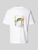 Jack & Jones T-Shirt mit Motiv-Print Weiss