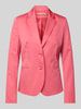 Christian Berg Woman Selection Regular fit blazer met reverskraag en paspelzakken Felroze