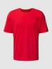 HUGO CLASSIFICATION T-Shirt mit Label-Print Modell 'Unite' Rot