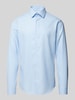 CK Calvin Klein Slim Fit Business-Hemd mit Knopfleiste Modell 'Bari' Bleu