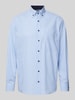 Eterna Comfort Fit Business-Hemd mit Button-Down-Kragen Hellblau