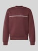 JACK & JONES Relaxed Fit Sweatshirt mit Viskose-Anteil Modell 'Fusion' Bordeaux