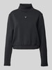 Guess Activewear Sweatshirt mit Stehkragen Modell 'OLYMPE' Black