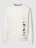 Nike Sweatshirt mit Label-Print Modell 'CLUB' Offwhite