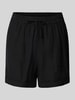 Tom Tailor Denim Relaxed Fit Shorts aus Viskose-Leinen-Mix Black