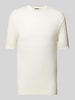 Emporio Armani T-Shirt mit Strukturmuster Sand