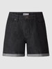 URBAN CLASSICS Regular Fit Jeansshorts aus Baumwolle  Black