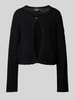 Pieces Offener Cardigan mit 1-Knopf-Verschluss Modell 'UNO' Black