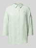 Tommy Hilfiger Relaxed Fit Bluse aus reinem Leinen Hellgruen