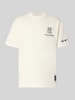Champion Relaxed Fit T-Shirt aus reiner Baumwolle Beige
