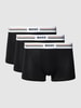 BOSS Boxershort in een set van 3, model 'Responsible' Zwart