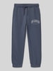 Only Regular fit sweatpants van katoenmix, model 'SWEAT' Marineblauw