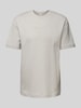 CK Calvin Klein T-Shirt mit Label-Detail Modell 'TECH INTERLOCK' Stein