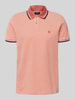 MCNEAL Poloshirt mit Label-Stitching Terra