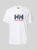 Helly Hansen T-Shirt mit Label-Print Weiss