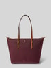 Lauren Ralph Lauren Shopper mit Strukturmuster Modell 'KEATON' Dunkelrot