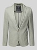 s.Oliver BLACK LABEL Slim Fit Anzugsakko aus meliertem Jersey Hellgruen