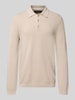 Marc O'Polo Regular Fit Strick-Shirt aus reiner Baumwolle Hellgrau