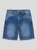 Tom Tailor Jeansshorts mit Label-Details Hellblau