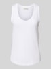 Marc O'Polo Regular fit tanktop van katoenen slubjersey Wit