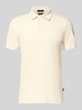 BOSS Regular fit poloshirt van puur katoen, model 'PALOSH' Offwhite
