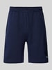 Lacoste Regular fit sweatshorts met labelbadge Marineblauw