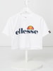 Ellesse Boxy Fit T-Shirt mit Logo-Print Modell 'Nicky' Weiß
