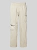 PUMA PERFORMANCE Relaxed Fit Cargohose mit Logo-Print Modell 'PUMATECH' Beige