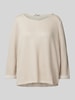 Tom Tailor Regular fit gebreide pullover met 3/4-mouwen  Beige