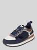 BULLBOXER Sneakers met contrastgarnering Marineblauw